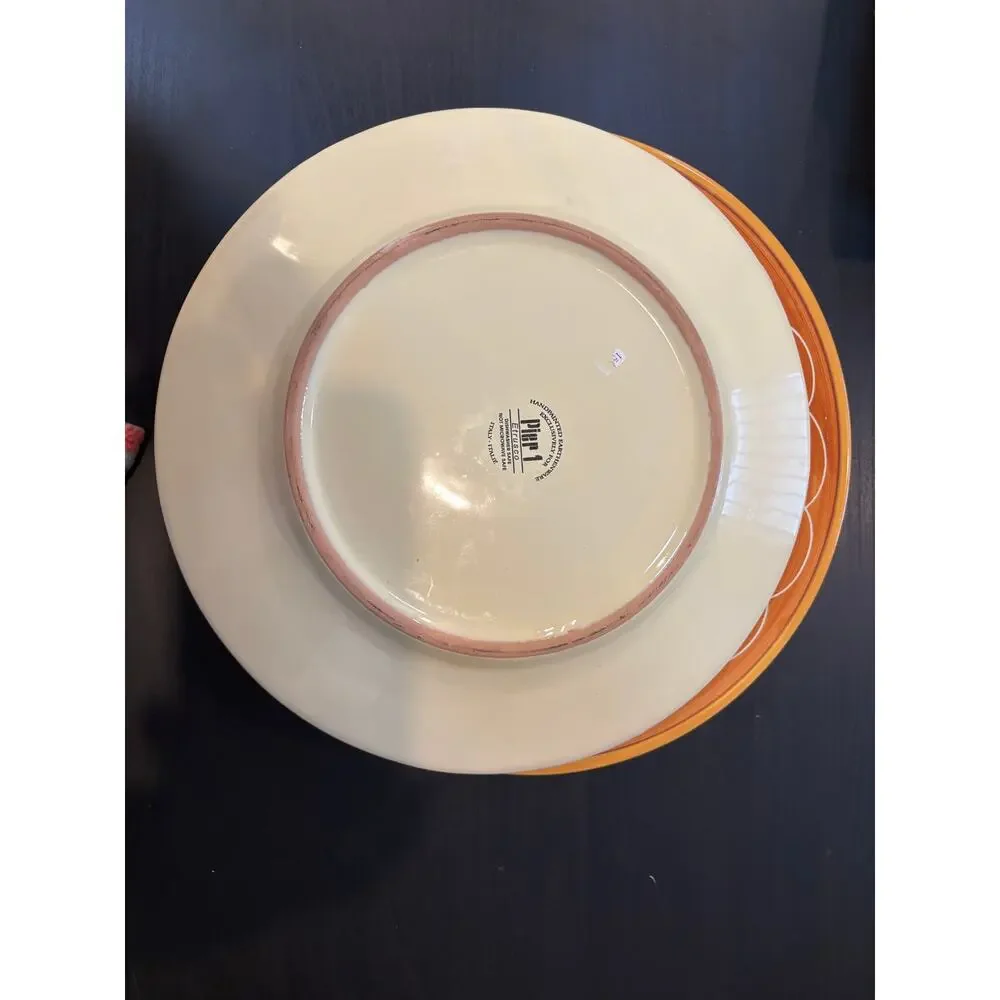 Pier 1 Etrusco Dinner Plates Lot of 2
